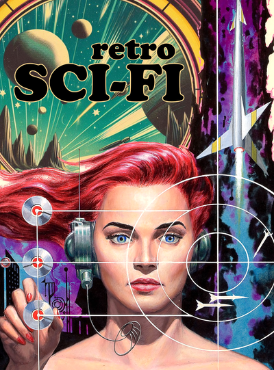 Book Retro Sci-Fi Illustrated Monthly