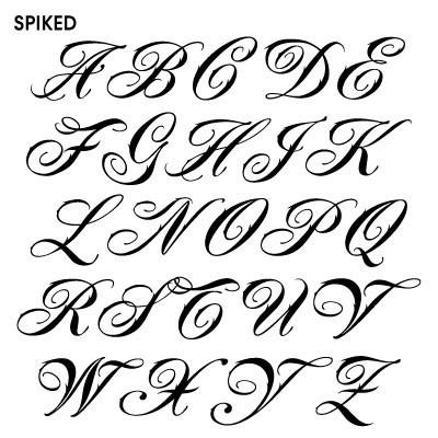 fancy handwriting tattoo fonts