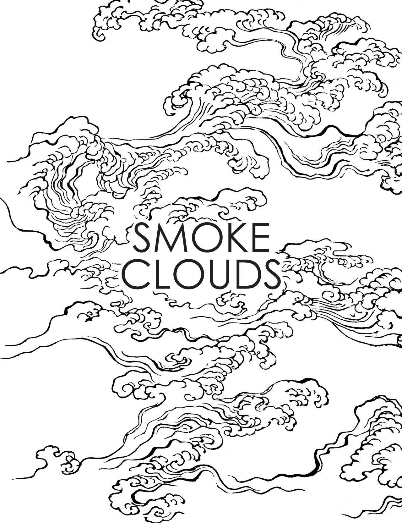japanese smoke cloud tattoo