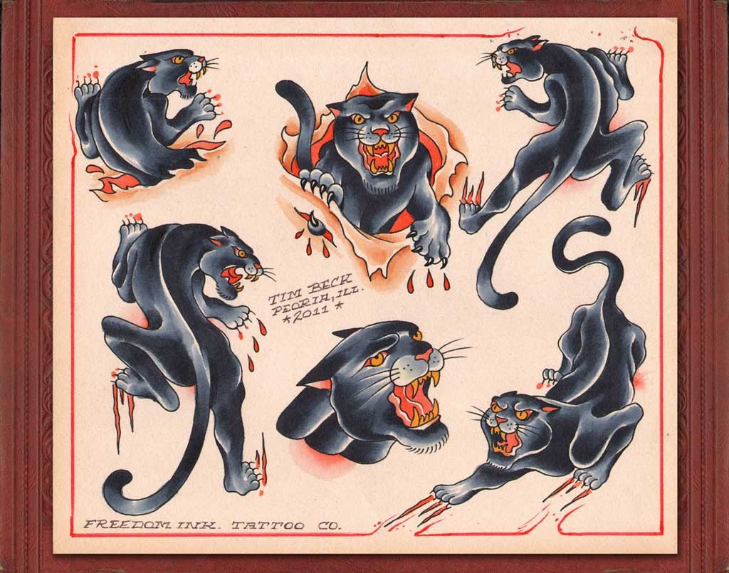 traditional panther flash